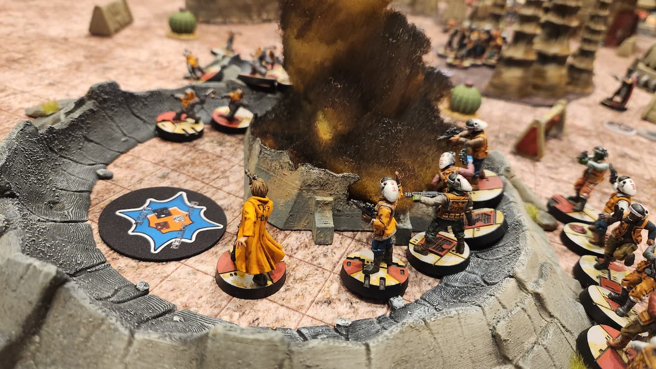 Rebel Troopers advance